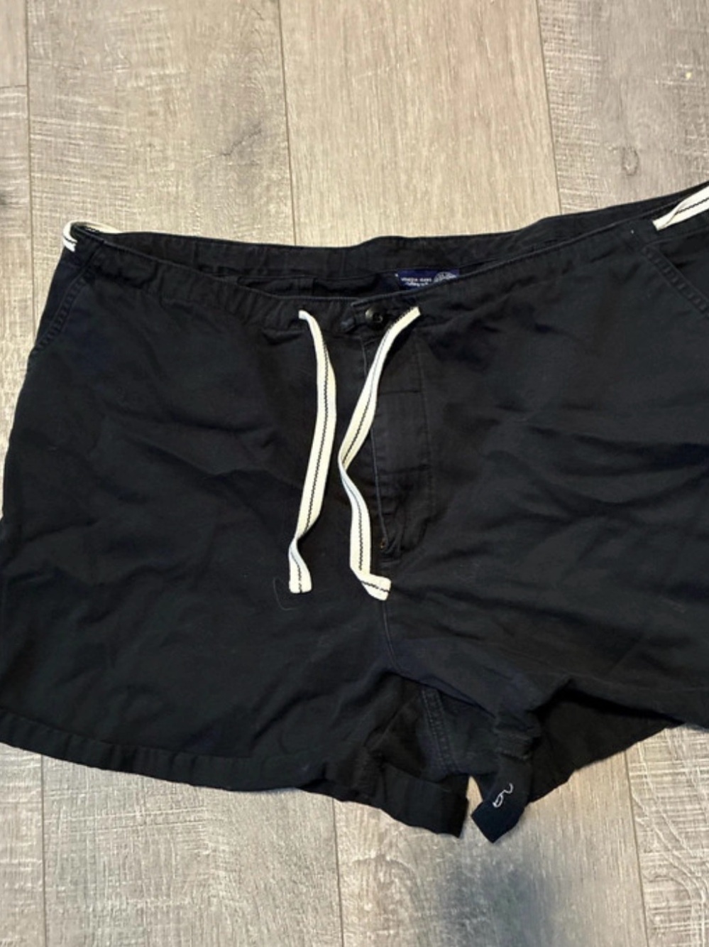 Venezia Black Cargo Shorts with Contrast Drawstring